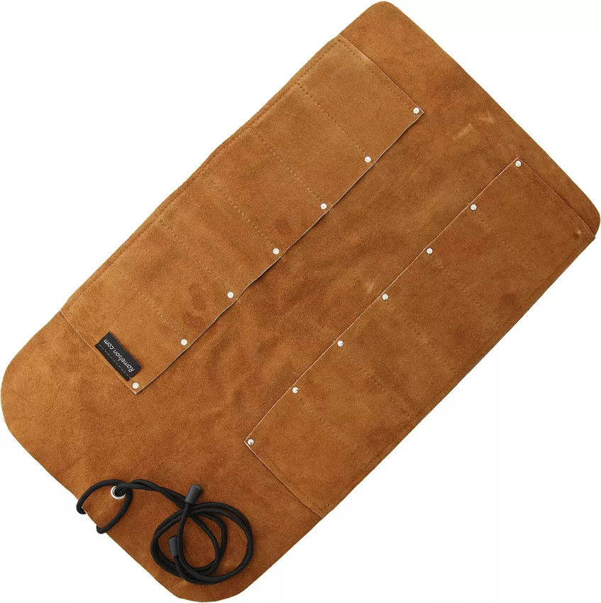 12 Pocket Leather Tool Roll