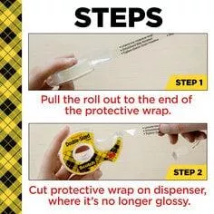 3M 238 Scotch Removable Double Sided Tape, 3/4 in x 200 in (19 mm x 5.08 m)