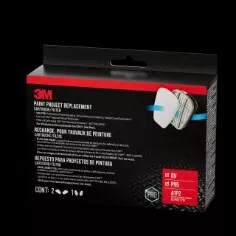3M 6022PA1-A Paint Respirator Supply Kit, 1 kit/pack, 5 packs/case