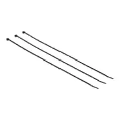 3M CT15BK50-D Standard Cable Tie, Black/Nylon, 50 lbs., 0.18 in x 14.60 in, 500 per bag, 2500 per case