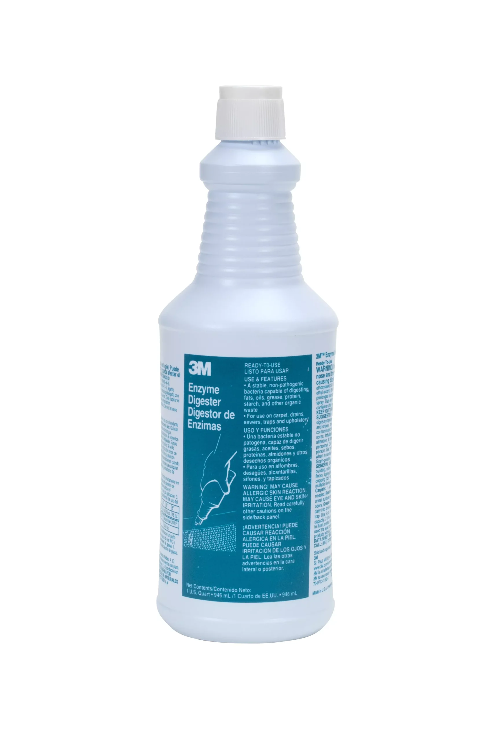 3M™ Enzyme Digester Ready-to-Use 34753, 1 Quart, 12/Case (Case of 12) SKU 7010384734