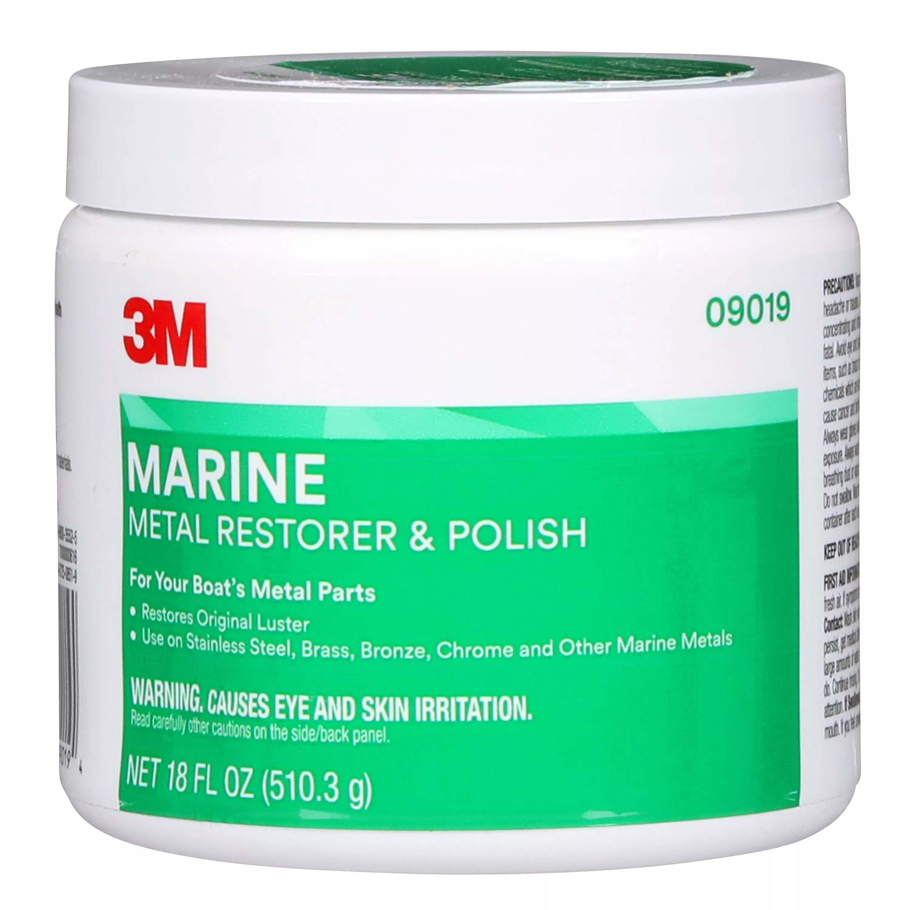 3M™ Metal Restorer and Polish, 09019, 18 oz Paste, 6 per case (Case of 6) SKU 7000000616