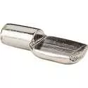 Bright Nickel Spoon Shelf Support 20-Pack
