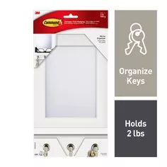 Command™ Mirror Organizer, HOM24MQ-ES, Quartz (Case of 8) SKU 7100157626