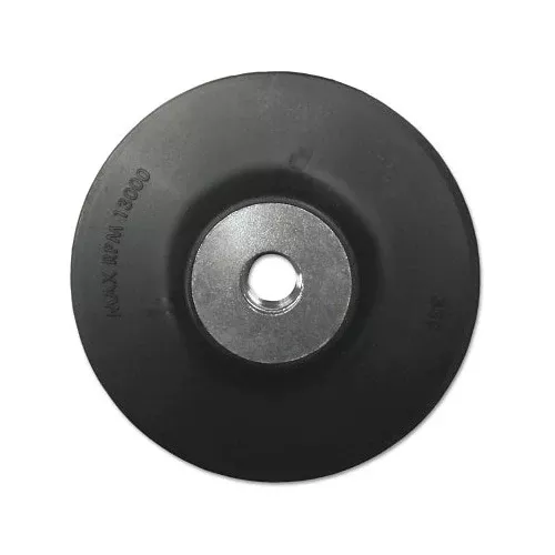 General Purpose Back-up Pad, 5 in dia, 5/8 in - 11 arbor, Medium, 12000 RPM