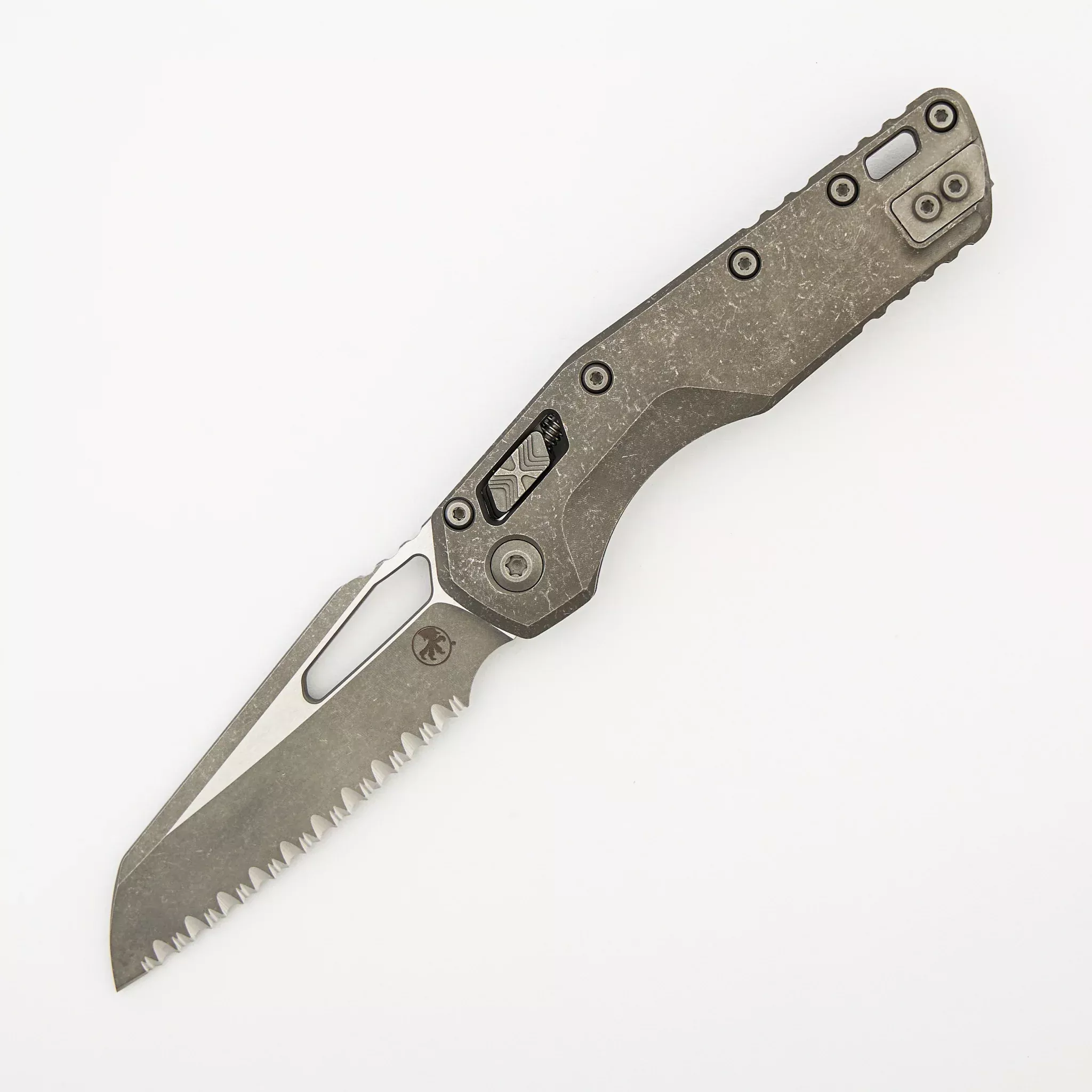 "Marfione Select" MSI - RAM-LOK - Full Serrated Apocalyptic Finish Slab Side Titanium 210-12APMS1
