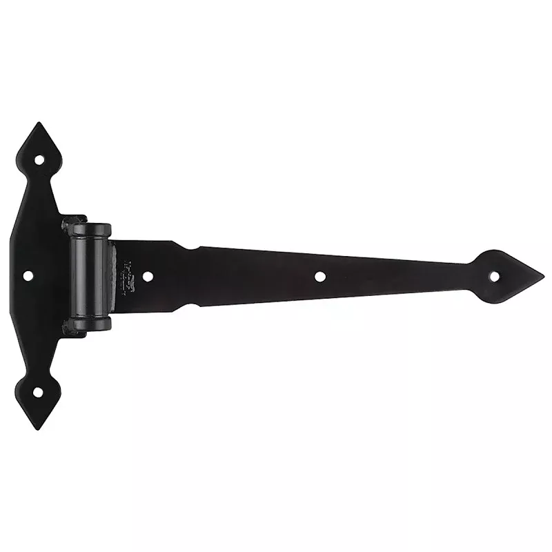 National Hardware N100-053 T-Hinge, 8-13/32 in W Frame Leaf, 2-1/4 in H Frame Leaf, Steel, 100 lb