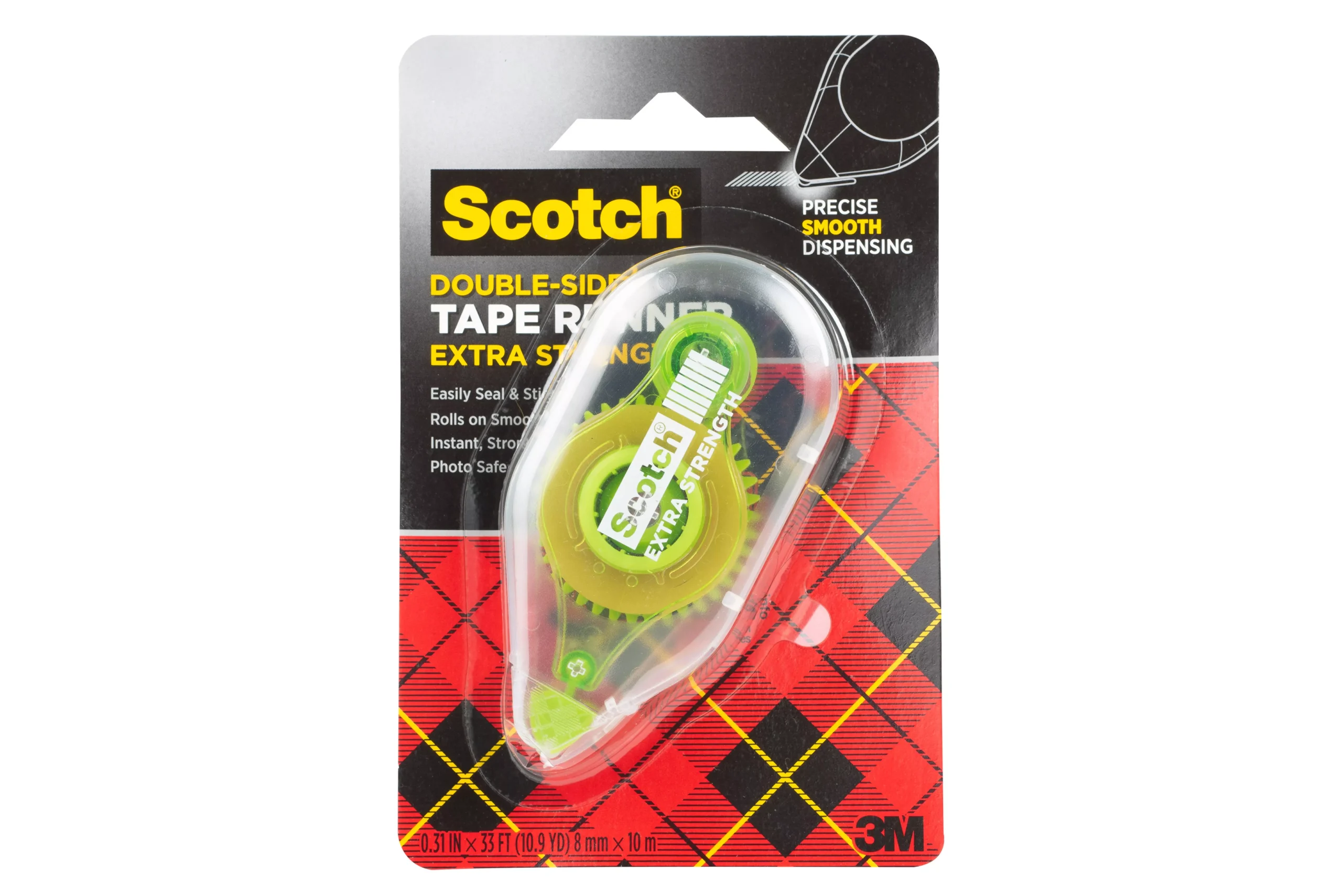 Scotch Tape Runners 6055BNS, .31 in x 16.3 yd (7.92 mm x 14.9 m), Value Pack, 4 Pack (Case of 12) SKU 7100271439