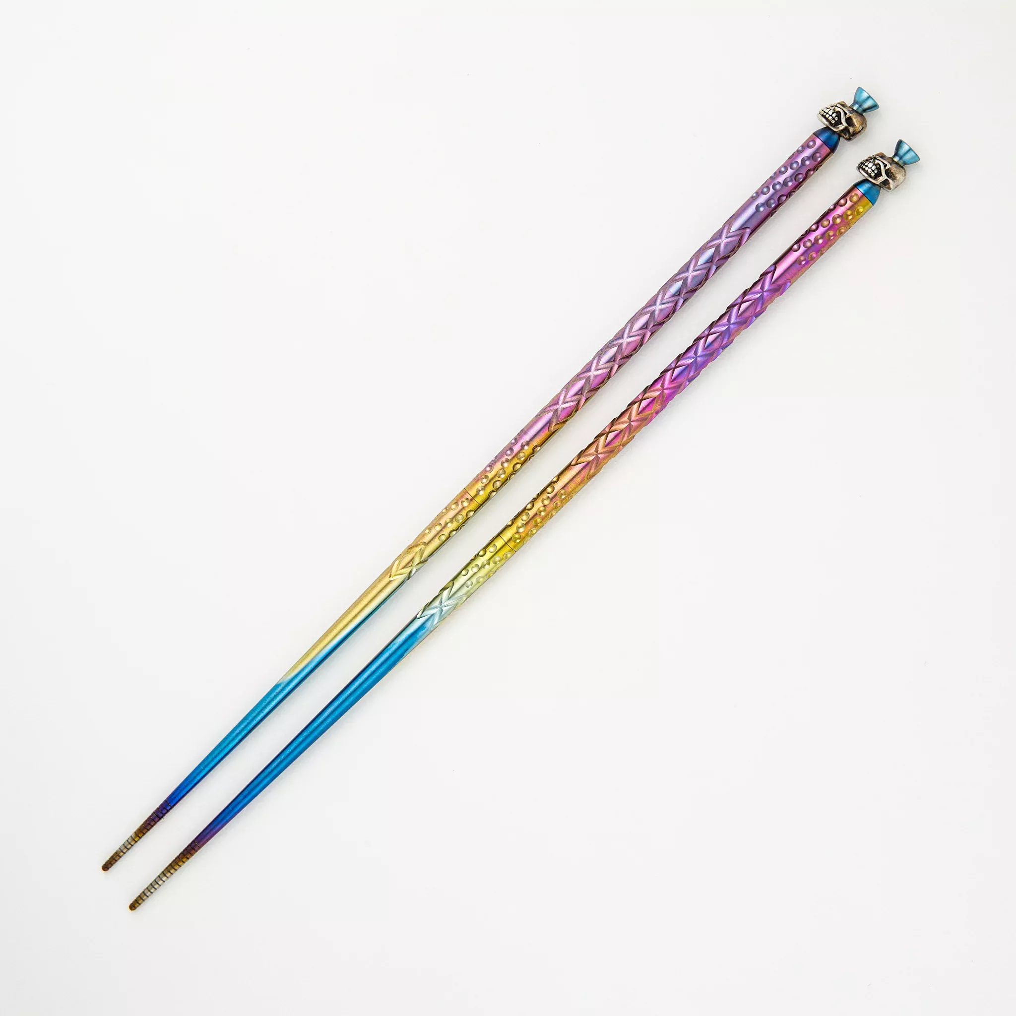 Titanium Chopsticks - Sterling Silver Slicksters